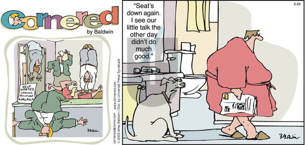 Cornered on Sunday February 23, 2003 Comic Strip