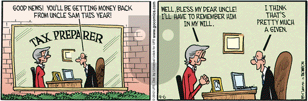 Grand Avenue on Friday April 6, 2012 Comic Strip