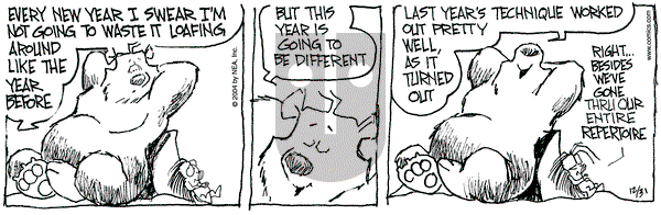 The Grizzwells on Friday December 31, 2004 Comic Strip