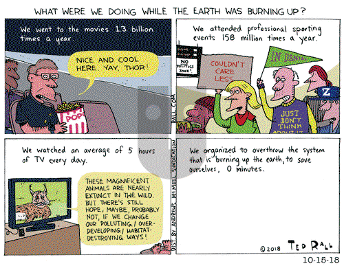 Ted Rall on Monday October 15, 2018 Comic Strip