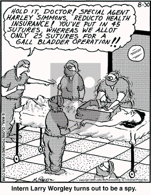 Close to Home on Saturday August 30, 2003 Comic Strip