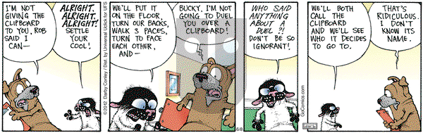 Get Fuzzy on Friday June 8, 2012 Comic Strip