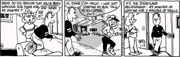 Luann on Saturday February 13, 1993 Comic Strip