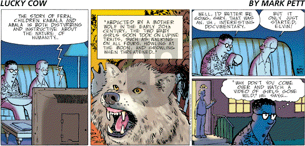 Lucky Cow on Sunday March 25, 2007 Comic Strip