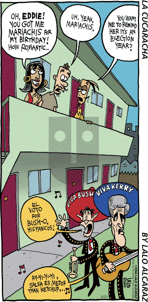 La Cucaracha - Sunday August 22, 2004 Comic Strip
