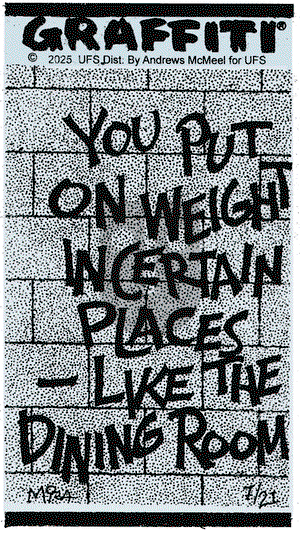 Graffiti on Monday July 21, 2025 Comic Strip