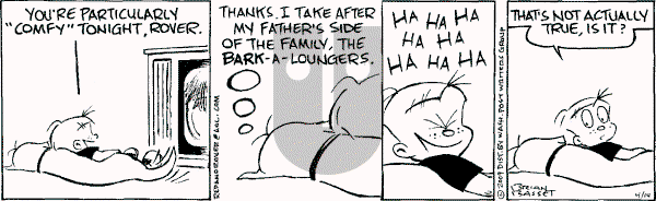 Red and Rover on Tuesday April 14, 2009 Comic Strip