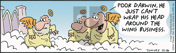 Frank and Ernest on Thursday October 16, 2014 Comic Strip