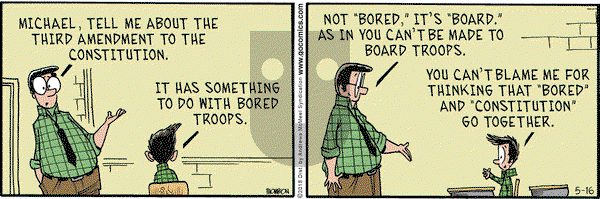Grand Avenue on Wednesday May 16, 2018 Comic Strip