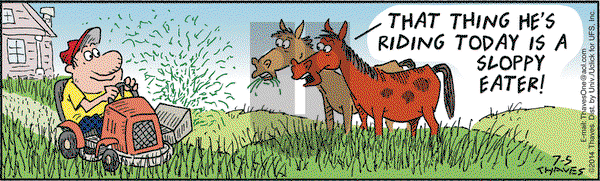 Frank and Ernest on Saturday July 5, 2014 Comic Strip