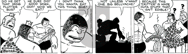 Alley Oop on Friday January 16, 1998 Comic Strip
