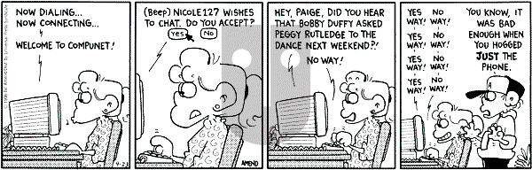 FoxTrot on Monday September 23, 1996 Comic Strip