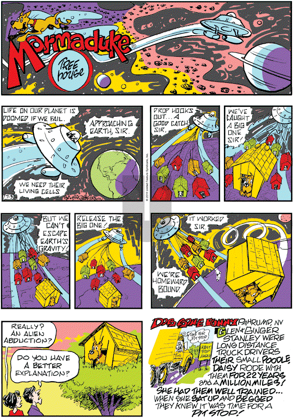 Marmaduke on Sunday July 3, 2011 Comic Strip