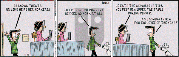 Grand Avenue on Wednesday November 15, 2023 Comic Strip