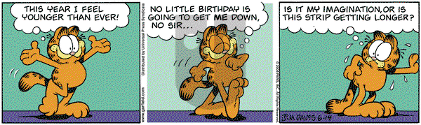 Garfield on Monday June 14, 2004 Comic Strip