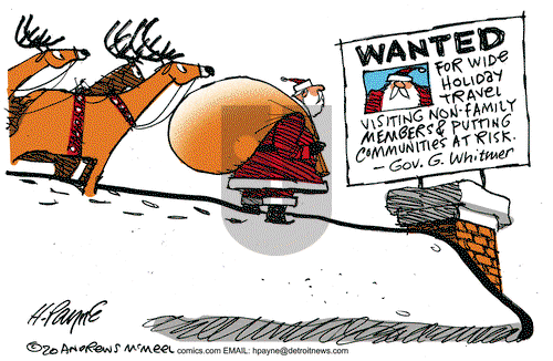 Henry Payne on Monday December 14, 2020 Comic Strip