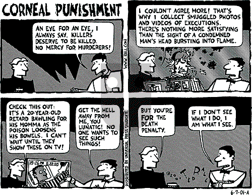 Ted Rall on Thursday June 7, 2001 Comic Strip