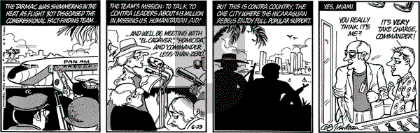 Doonesbury on Monday June 23, 1986 Comic Strip