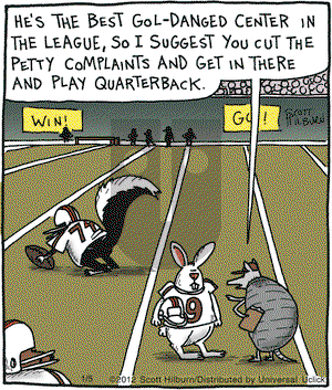 The Argyle Sweater - Thursday January 5, 2012 Comic Strip