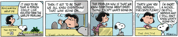 Peanuts on Wednesday January 26, 2000 Comic Strip
