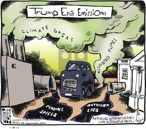 Tom Toles on Sunday January 29, 2017 Comic Strip