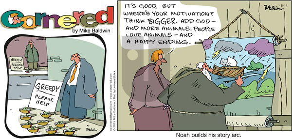 Cornered on Sunday June 14, 2015 Comic Strip