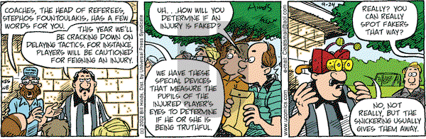Cleats on Tuesday September 24, 2002 Comic Strip