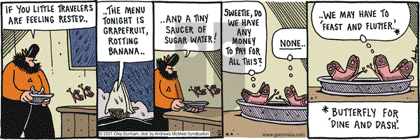 Overboard on Wednesday April 7, 2021 Comic Strip