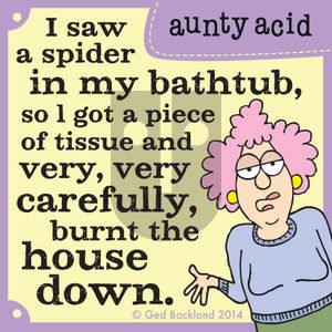 Aunty Acid on Tuesday February 25, 2014 Comic Strip