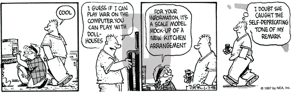 Betty on Wednesday January 7, 1998 Comic Strip