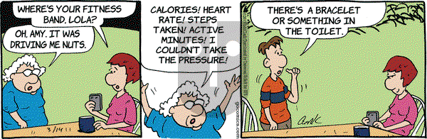 Lola on Saturday March 14, 2015 Comic Strip