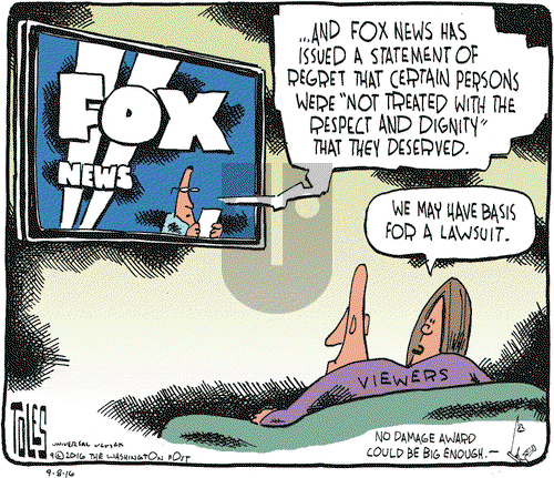 Tom Toles on Thursday September 8, 2016 Comic Strip