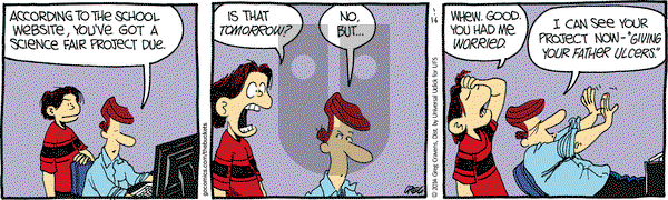The Buckets on Thursday January 16, 2014 Comic Strip