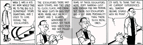 Calvin and Hobbes on Thursday May 28, 2015 Comic Strip