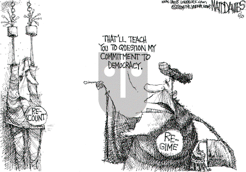 Matt Davies on Monday June 22, 2009 Comic Strip