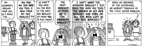 Cathy Classics on Friday March 13, 1998 Comic Strip