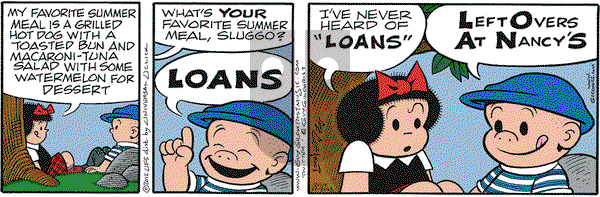 Nancy on Tuesday July 17, 2012 Comic Strip