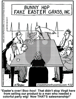 Close to Home on Monday April 22, 2002 Comic Strip