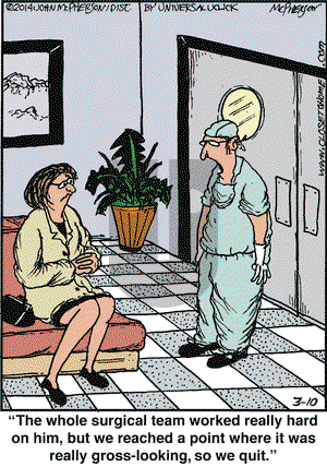 Close to Home on Monday March 10, 2014 Comic Strip