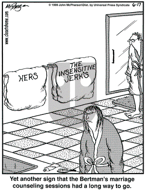 Close to Home on Thursday June 17, 1999 Comic Strip