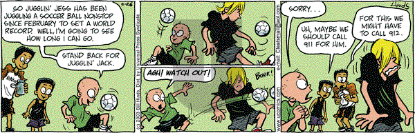 Cleats on Thursday June 26, 2003 Comic Strip