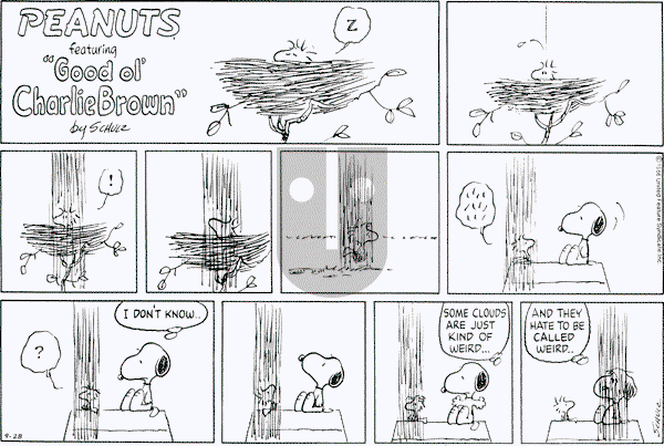 Peanuts - Sunday September 28, 1986 Comic Strip