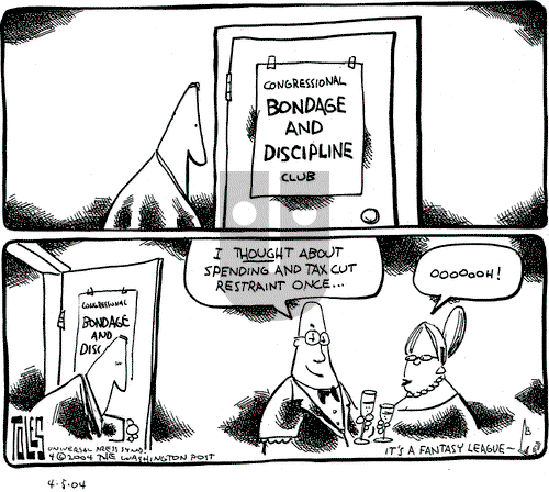 Tom Toles on Monday April 5, 2004 Comic Strip