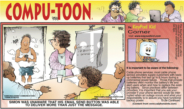 Compu-toon on Sunday August 9, 2009 Comic Strip