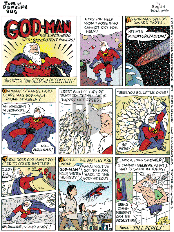 Tom the Dancing Bug on Friday February 17, 2012 Comic Strip