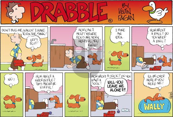 Drabble on Sunday July 31, 2016 Comic Strip