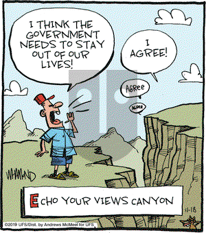 Reality Check on Monday November 18, 2019 Comic Strip