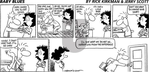 Baby Blues on Sunday August 13, 1995 Comic Strip