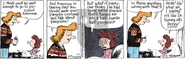Cul de Sac on Tuesday November 3, 2015 Comic Strip