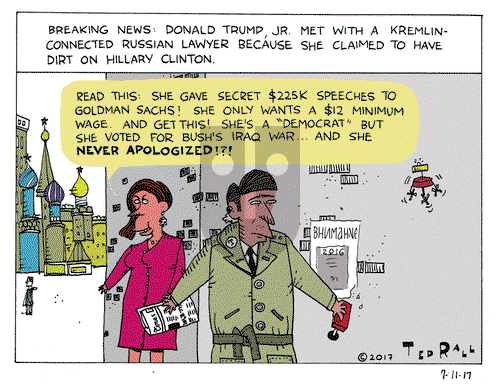 Ted Rall on Tuesday July 11, 2017 Comic Strip